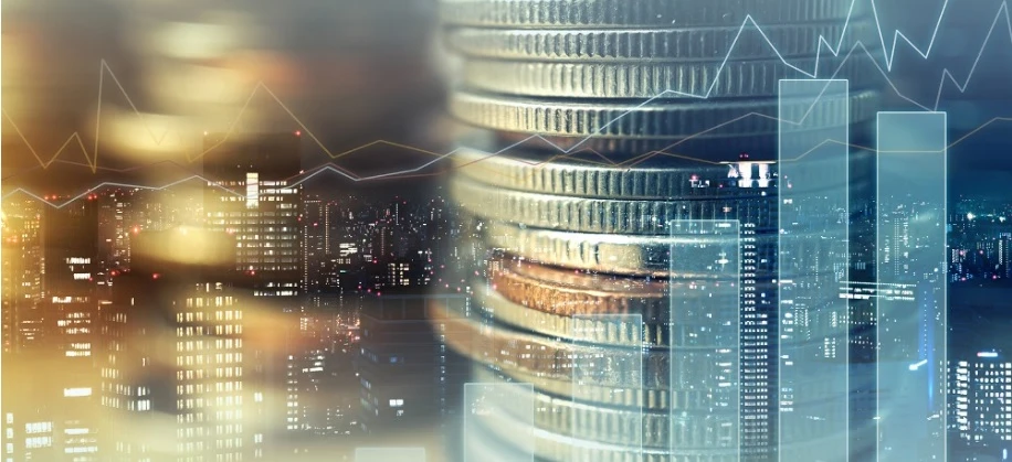 Wysoka wieża drapacza chmur w ruchliwej metropolii, odzwierciedlająca inżynieryjne arcydzieło komercyjnej siedziby.