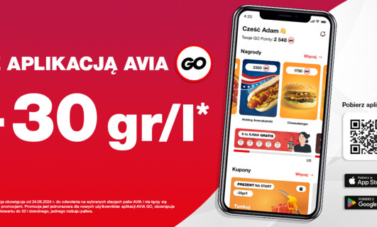 AVIA GO: rusza aplikacja mobilna sieci stacji paliw AVIA w Polsce